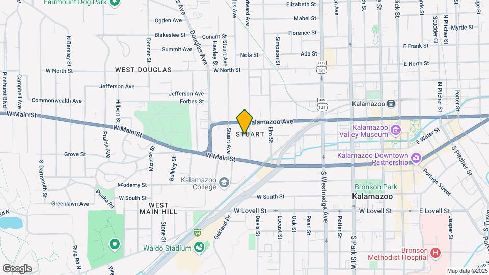 303 Woodward Ave Map and Location Details