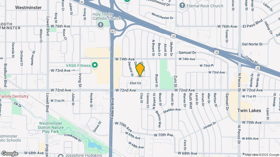 2780 W 73rd Ave Map and Location Details