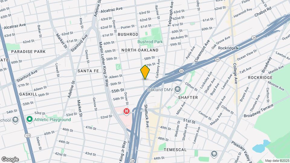 5524 Shattuck Ave. Map and Location Details