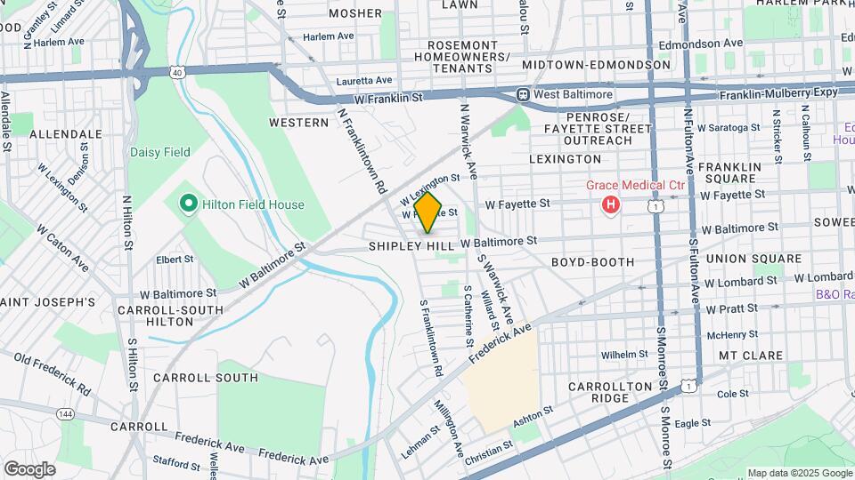 2556 W Baltimore St Map and Location Details