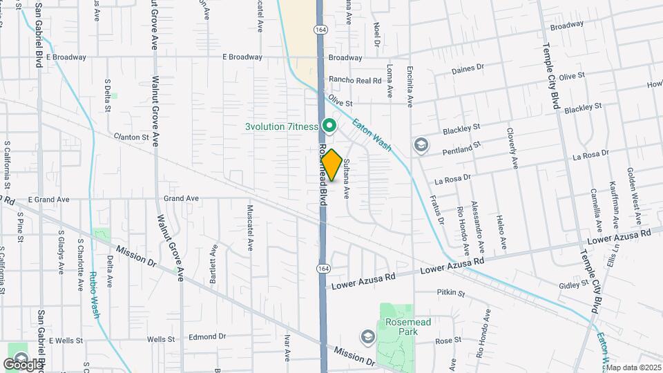 5018 Rosemead Blvd, Unit Apt D Map and Location Details
