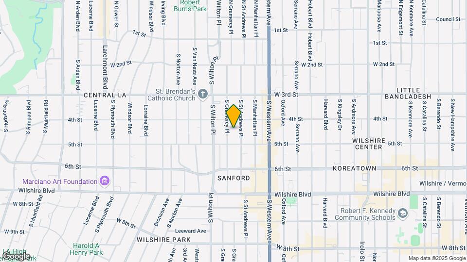 Gramercy Townhomes Map and Location Details