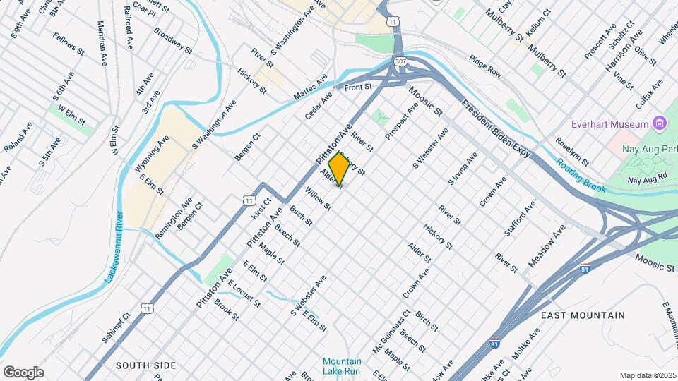 602 Prospect Ave Map and Location Details