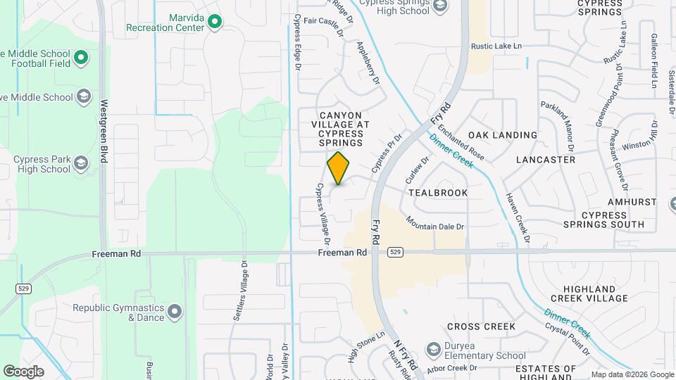 20639 Tealbrook Dr Map and Location Details