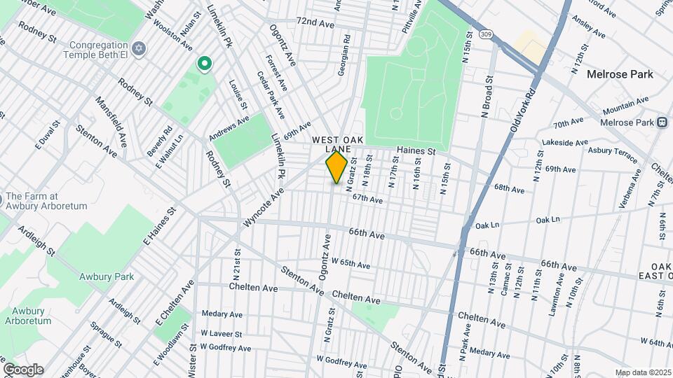 6705 Ogontz Ave, Unit 4 Mapa y Detalles de la Ubicación