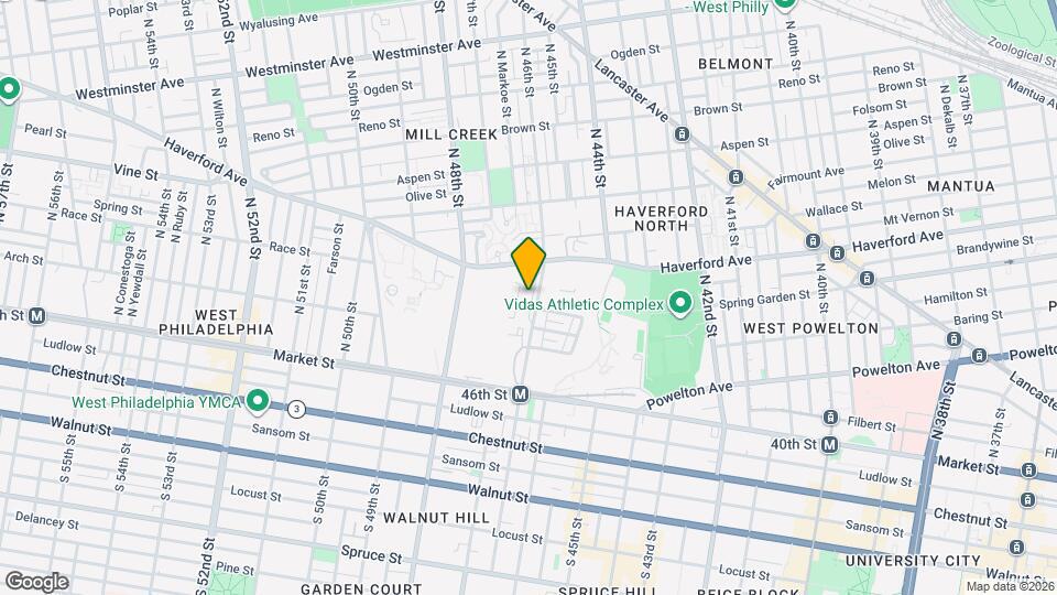 60 N 46th St Map and Location Details