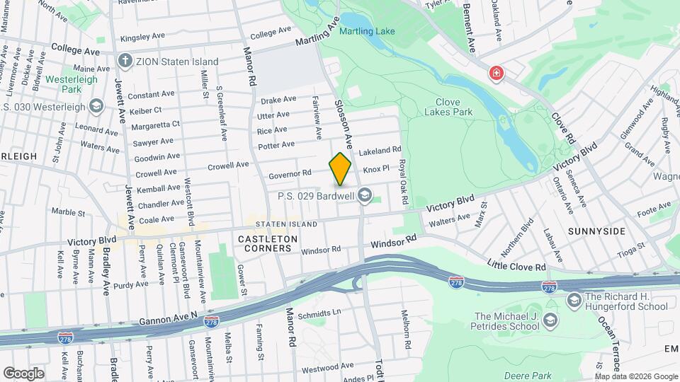 195 Fairview Ave Map and Location Details
