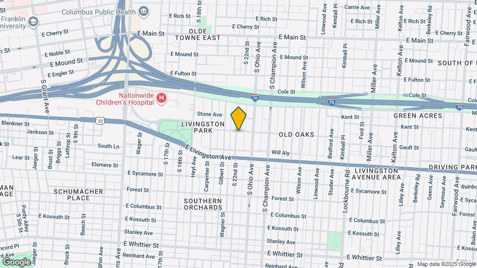 666 S 22nd St Map and Location Details