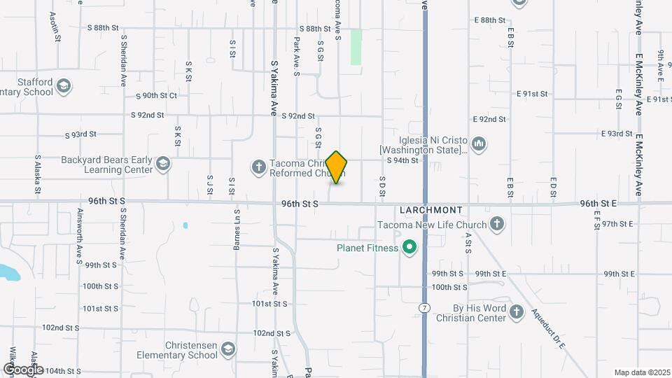 9431 Tacoma Ave S, Unit Main House Map and Location Details