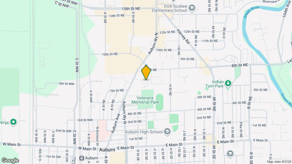 725 F Pl NE Map and Location Details