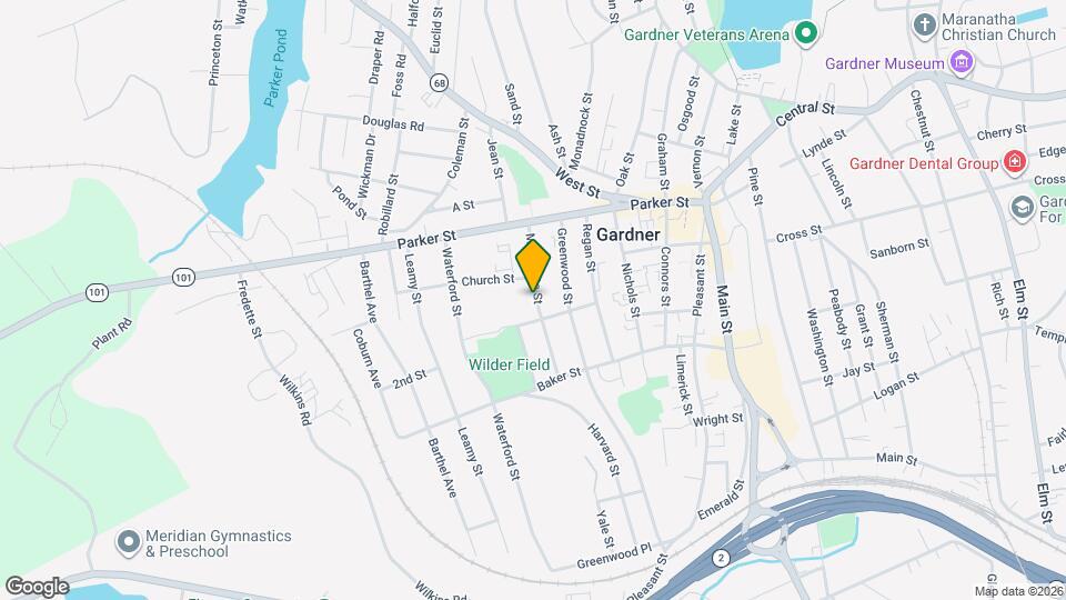 73 Marquette St, Unit #2 Map and Location Details