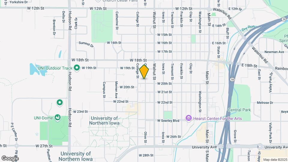 803 W 20th St Map and Location Details
