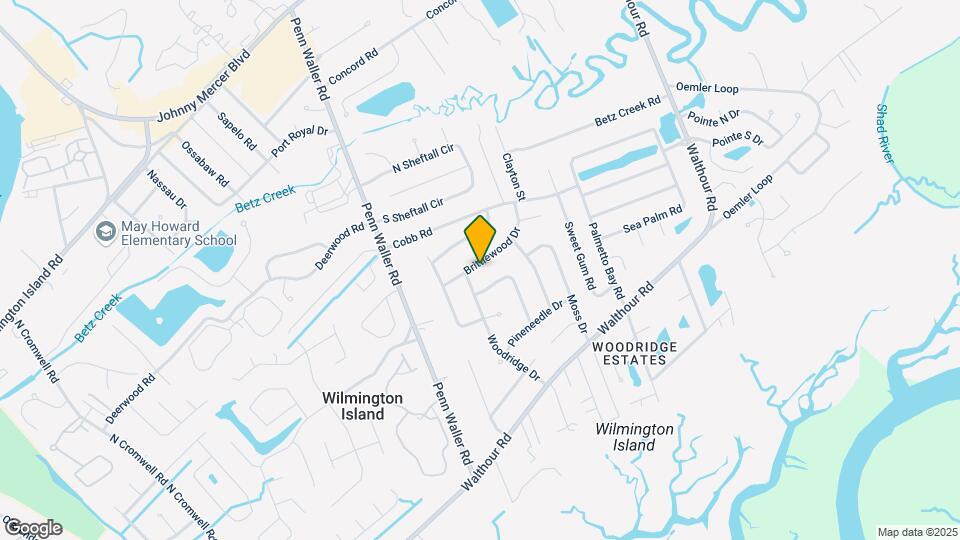 1023 Brittlewood Dr Map and Location Details