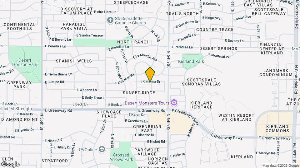 15642 N 63rd St Map and Location Details