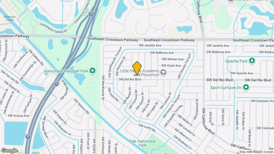 1999 SW Del Rio Blvd Map and Location Details