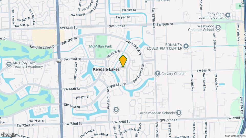 6415 SW 129th Pl Map and Location Details