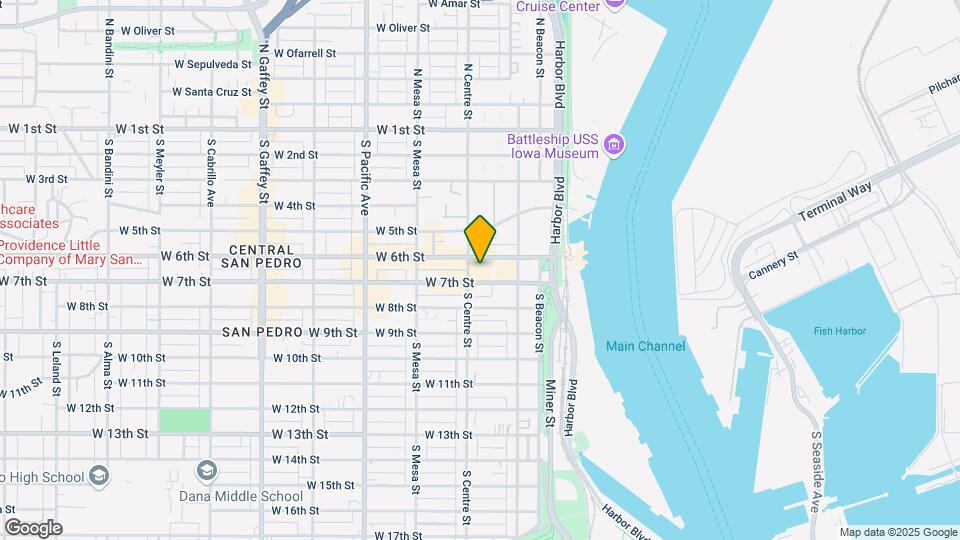 285 W 6th St Map and Location Details