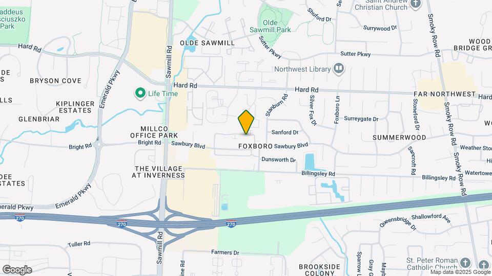 2551 Sandbury Blvd Map and Location Details