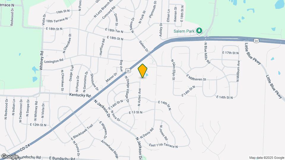 1501 N Aztec Ave Map and Location Details