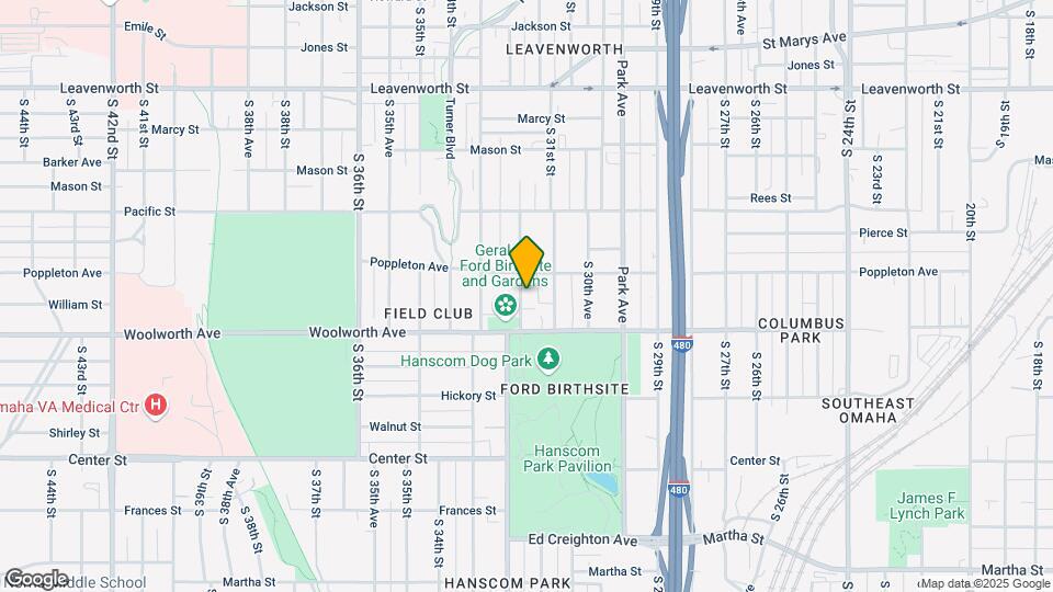 1317-1319 S 32nd St Map and Location Details