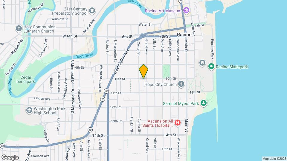 709 10th St Map and Location Details