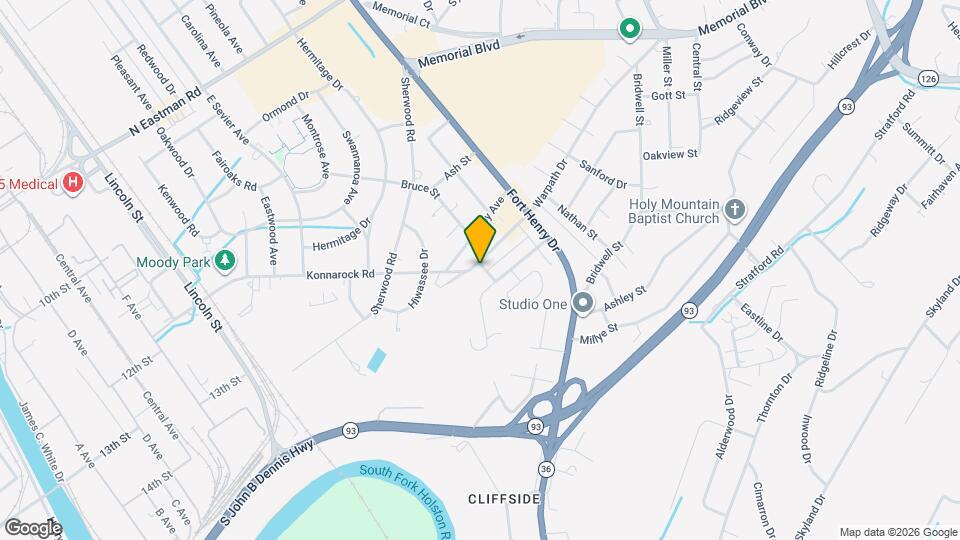1355 Warpath Dr Map and Location Details