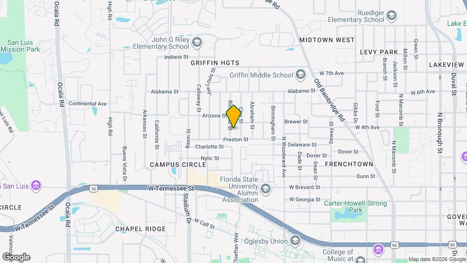 1015 Richmond St Map and Location Details