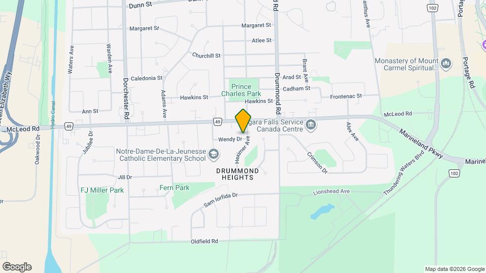 7301 Heximer Ave Map and Location Details