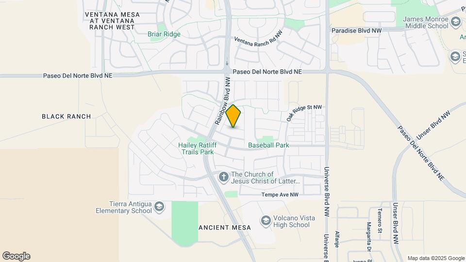 7124 Cuchillo Rd NW Map and Location Details