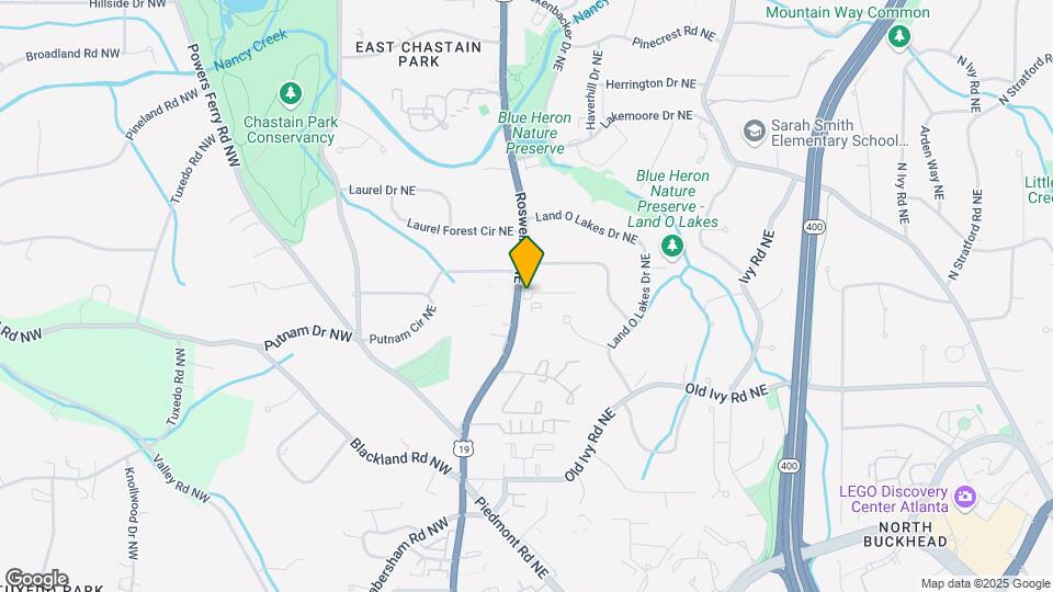 3873 Roswell Rd NE Map and Location Details