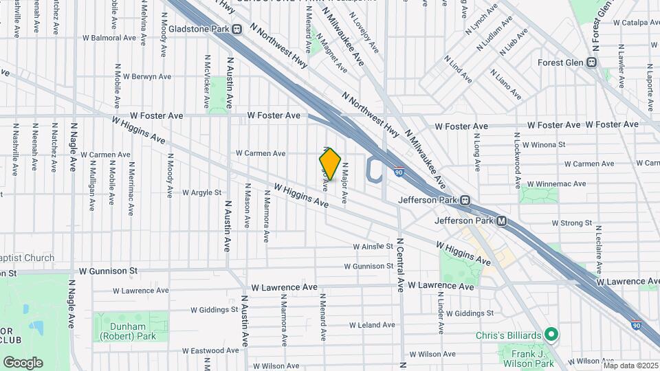 5013 N Mango Ave Map and Location Details