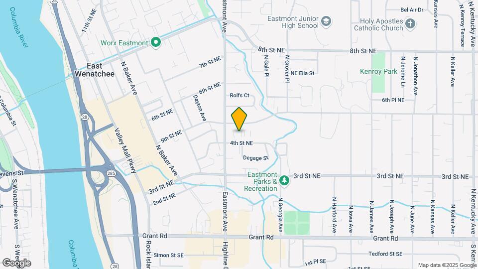Columbia Square Apartments Map and Location Details