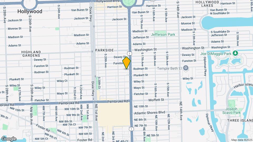 1818 Rodman St Map and Location Details