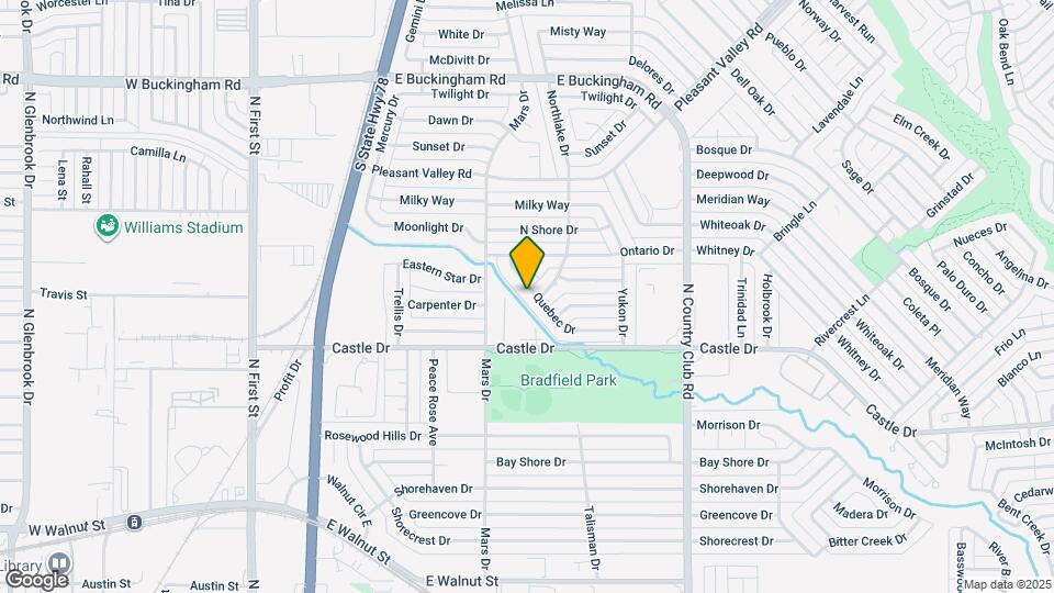 834 Quebec Dr Map and Location Details