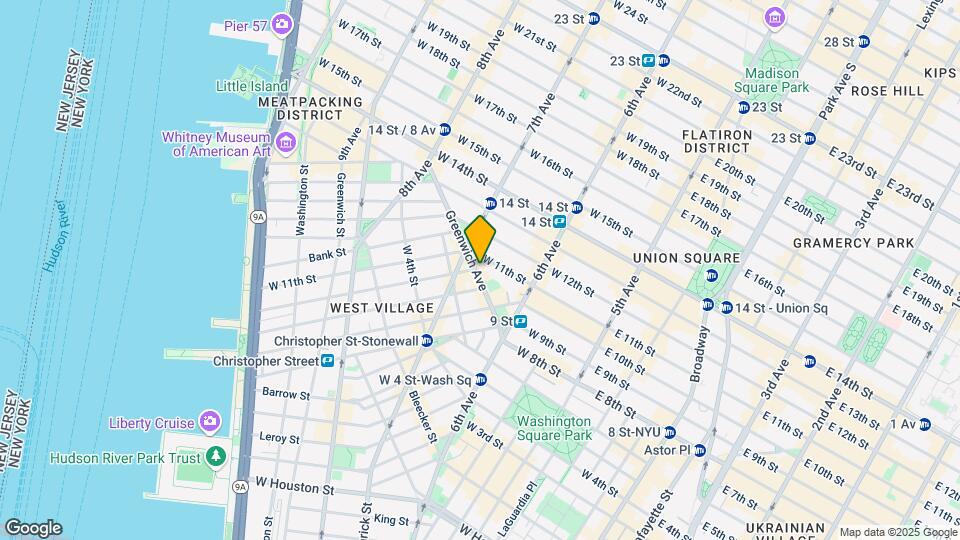 54-58 Greenwich Ave Mapa y Detalles de la Ubicación