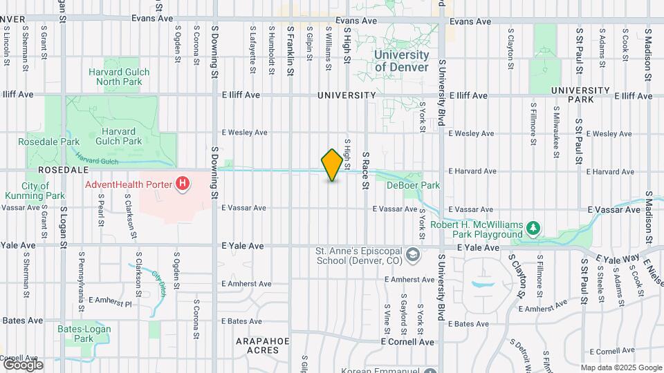 2532 S Williams St, Unit 2526 S. Williams Street Mapa y Detalles de la Ubicación