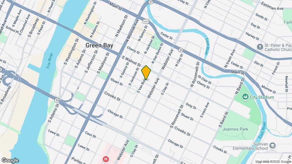 923 Doty St Mapa y Detalles de la Ubicación