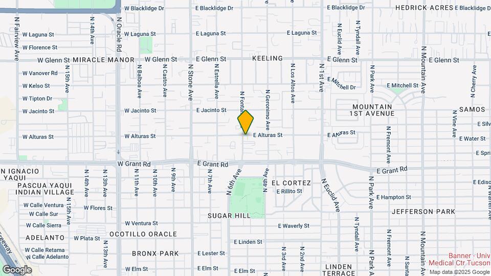 302 E Alturas St Map and Location Details