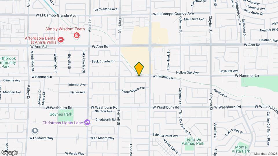 3011 W Hammer Ln Map and Location Details
