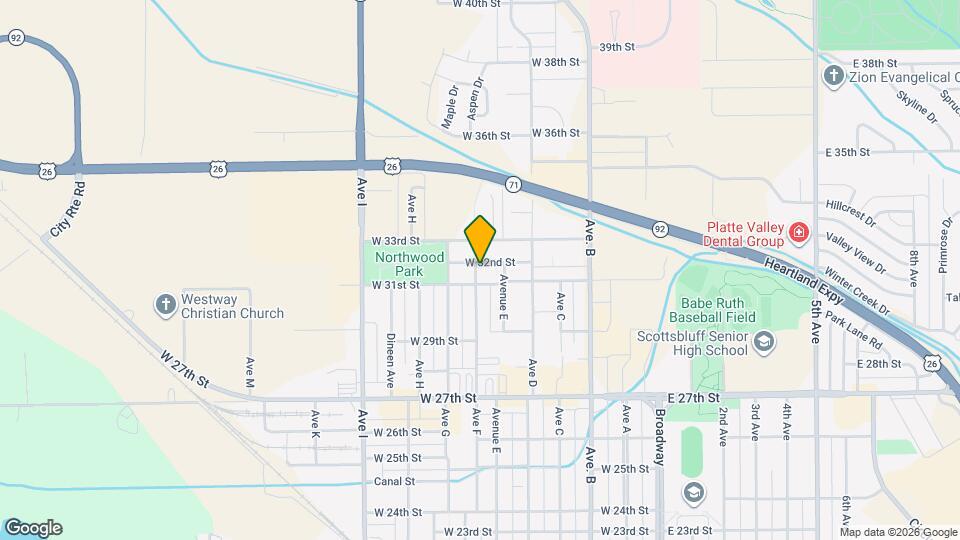 520 W 32nd St Map and Location Details