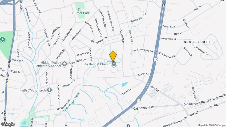 5914 Amberly Ln Map and Location Details