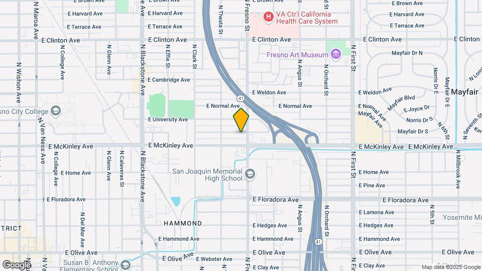 2434 E Peralta Way Mapa y Detalles de la Ubicación