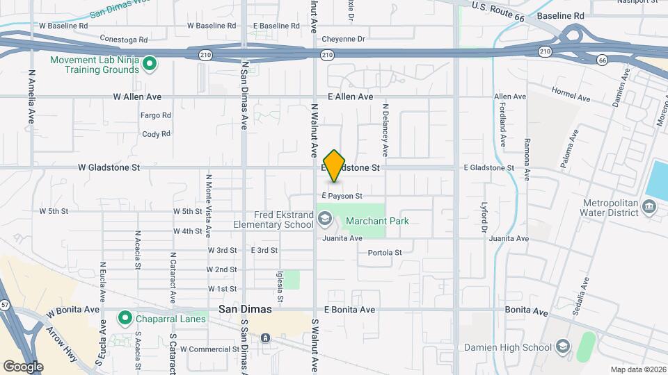 612 N Maryport Ave Map and Location Details