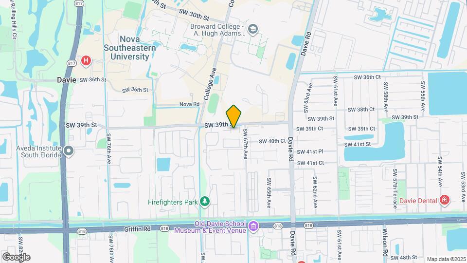 3928 SW 67th Way Map and Location Details