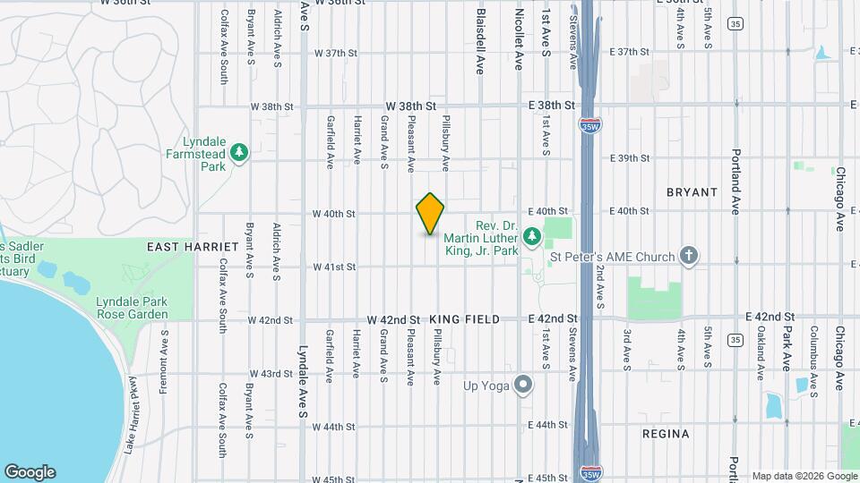 4030 Pillsbury Ave S, Unit #2 Map and Location Details