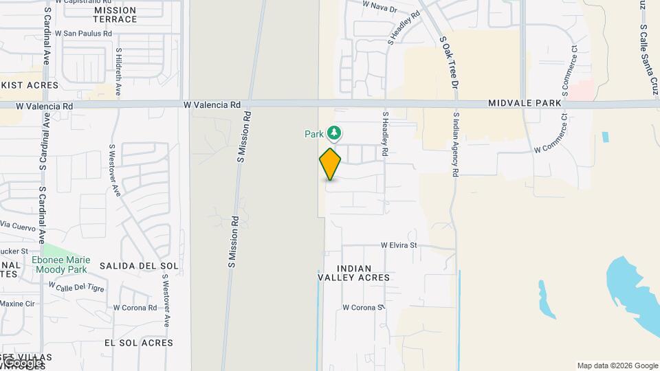 6653 S Via Vista De Santa Cruz Map and Location Details
