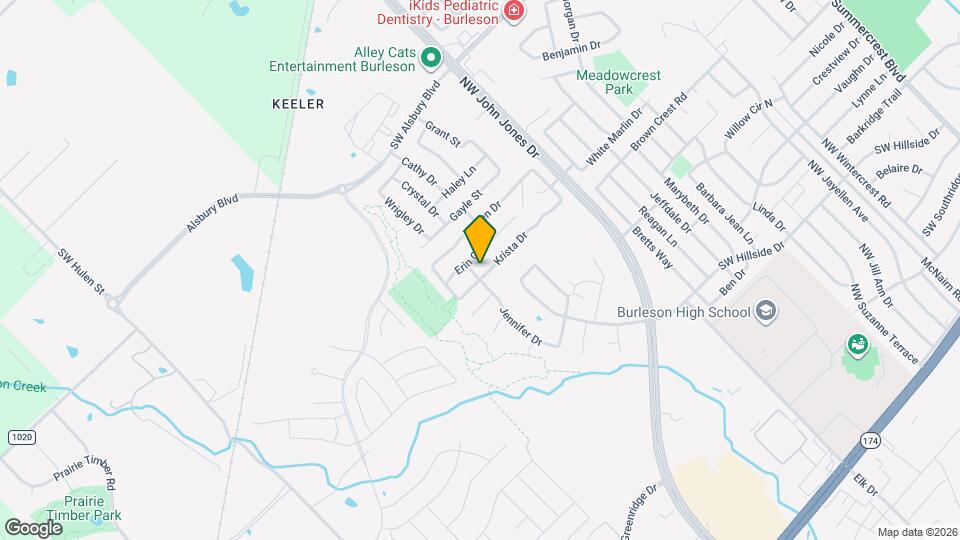 1424 Krista Dr Map and Location Details