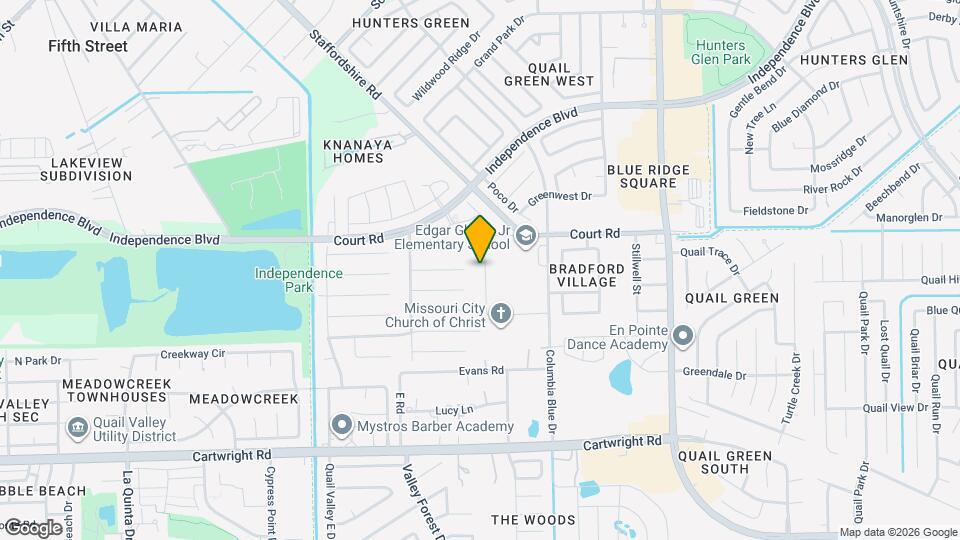 2538 Bedrock Ln Map and Location Details