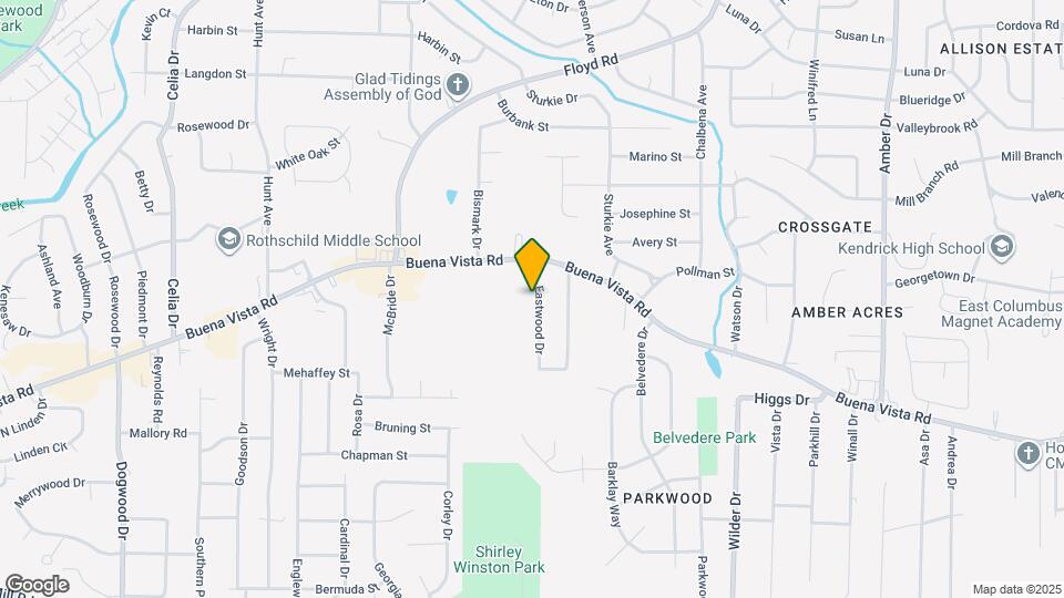 965 Eastwood Dr Map and Location Details