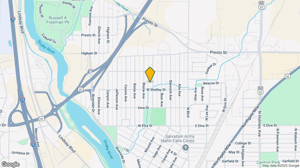1133 Bingham Ave, Unit B Map and Location Details
